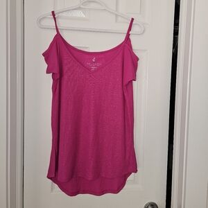 Juicy Couturw Vibrant Pink Cold Sholders Top Size S